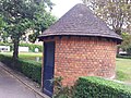 Entrance to the air-raid shelter at St Leonard's Court