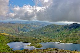 Llyn Llydaw set fra Crib Goch