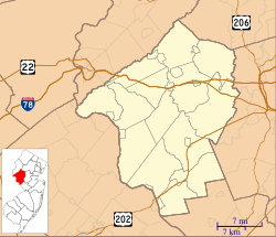 East Amwell Township is located in Hunterdon County, New Jersey