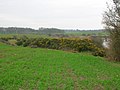 The Gatehead side embankment of the 1846 to 1865 wooden bridge