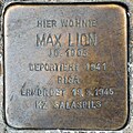 Stolperstein für Max Lion