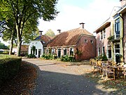 Kerkstraat nabij het café-restaurant