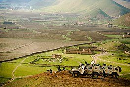 Een Noorse ISAF-patrouille in de noordelijke provincie Faryab in december 2009.