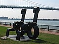 Assumption Park sculpture - two chairs