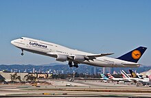 A Boeing 747-8 Intercontinental for Lufthansa