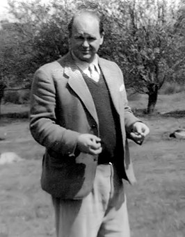 Peter Scott in 1954 (hij werd Sir Peter Scott genoemd in 1973).