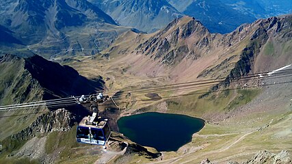 Col de Sencours et lac d'Oncet.