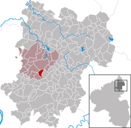 Kaart van Quirnbach (Westerwald)