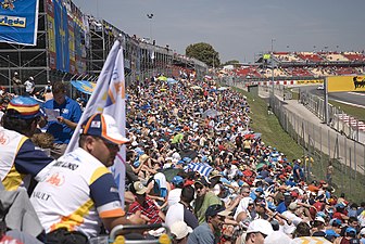 Beeld van het Circuit de Catalunya in 2008.