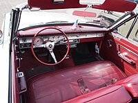 1965 Dodge Dart convertible interior