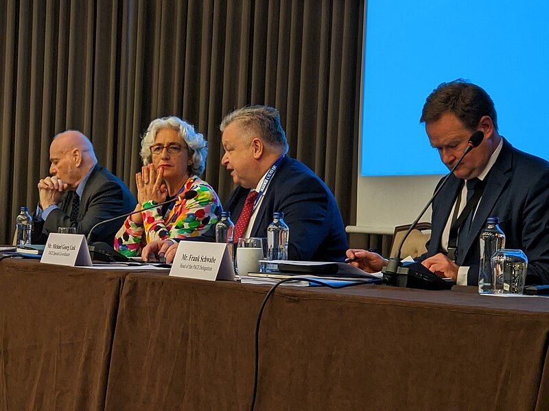 File:OSCE Special Coordinator Michael Georg Link opens parliamentary briefings in Ankara, 12 May 2023.jpg