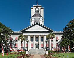 Old Florida State Capitol, Tallahassee, East view 20160711 1