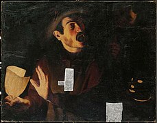 Homme criant (c.1625) Vienne, Autriche, Kunsthistorisches Museum