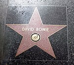 Bowie's star at Holywood