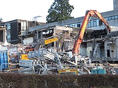 Demolition of the former BBC studios in Llandaff (geograph 7043460).jpg