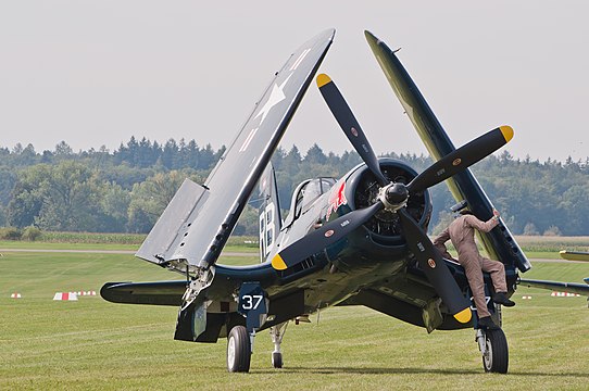 Vought F4U-4 Corsair (built in 1945).