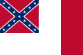 Flag of the Confederate States of America (independent 1861–1865, third of three versions)