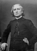 Franz Liszt dans les années 1860.