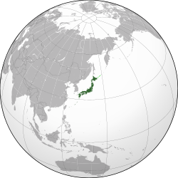 Japan (orthographic projection)