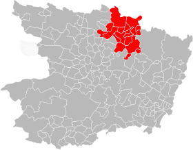 Localisation de Communauté de communes Anjou Loir et Sarthe