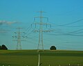 Einspeisung der 20-kV-Leitung Vohenstrauß-Eslarn in die unterste Traverse (heute 110 kV)