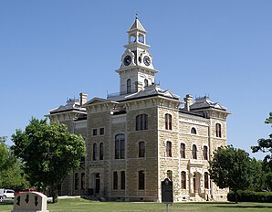 Shackleford County Courthouse im gleichnamigen Historic District (2008). Der historische Bezirk ist seit Juli 1976 im NRHP eingetragen.[1]