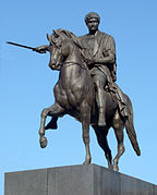 Reconstrucción de la estatua ecuestre de Jozef Poniatowski, de Thorwaldsen (1827-1832).