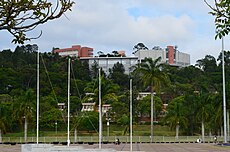 Praça Cívica e Instituto de Ciências Exatas (ICE), ao fundo.