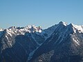 L'intera vallata fotografata d'inverno.