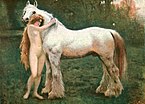 Nymph and a Horse, c. 1920