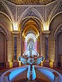 Fountain in central hallway