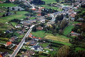 Hekelgem, letecký pohľad