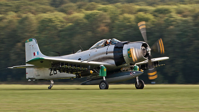 Douglas A-1D Skyraider AD-4NA (built in 1951).