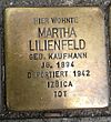 Stolperstein Emmerich Steinstraße 8 Martha Lilienfeld