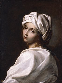 Portret van Beatrice Cenci, toegeschreven aan Ginevra Cantofoli.