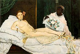 Édouard Manet, Olimpija, 1863.