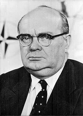 Regeringsleider Paul-Henri Spaak