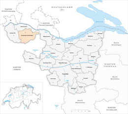 Basadingen-Schlattingen - Localizazion