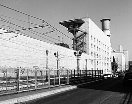 La stazione Termini lato via Giolitti progetto di Mazzoni del 1939