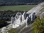 An orthodox church made out of a rock formation