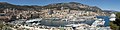 Panoramabillede over Monacos havn, 1. april 2015