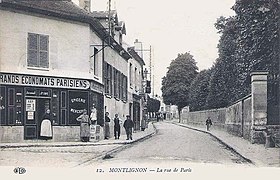 La rue de Paris vers 1900.