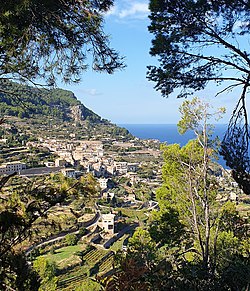 Skyline of Bañalbufar