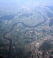 Verlauf Donau, unten rechts Wörth