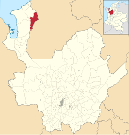 Locatie van San Pedro de Urabá