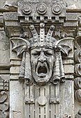 Mascaron Jugendstil în Riga (Letonia)