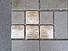 Stolperstein in Oberhausen für Familie Lichtenstein.4 Steine, Friedrich-Karl-Straße 30, 15. März 2012