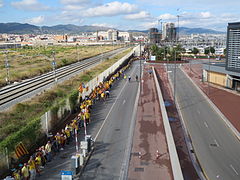 Tram 419, a Badalona