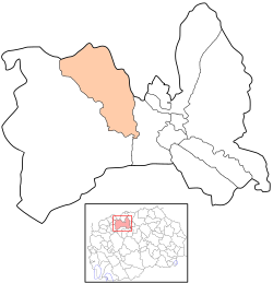 Location of Municipality of Ǵorče Petrov