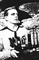 Matti Reunamäki and the Finnish ice hockey championship trophy in 1968